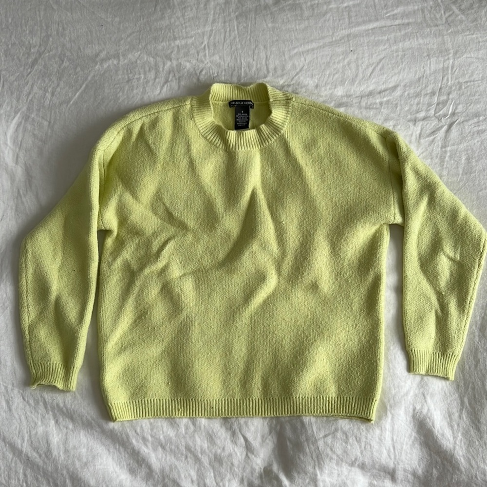 Lime green sweater